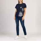 TEEZY – Women’s cotton T-shirt with print